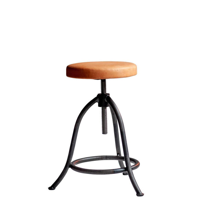 HOCKER SMALL – SITZTELLER LEDER - DAS_OBJEKT (6658965668014)