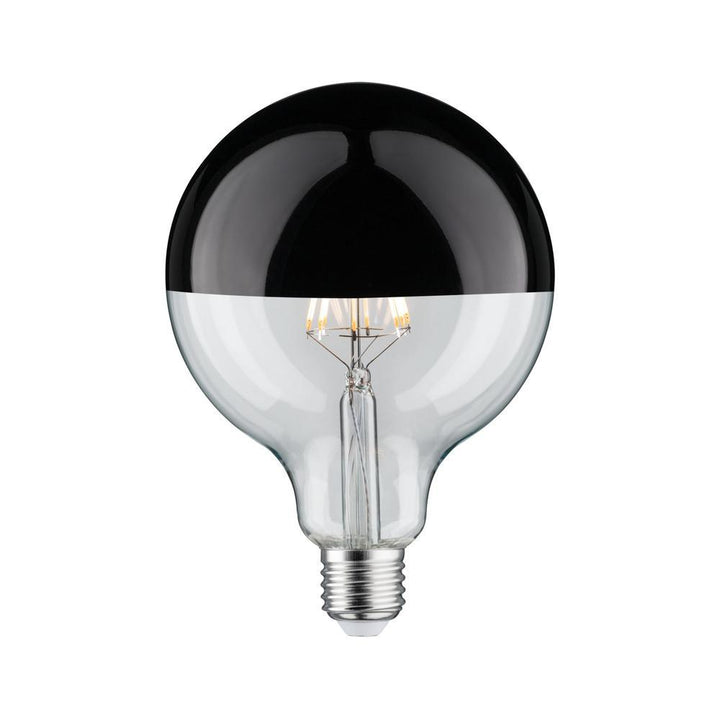 KOPFSPIEGEL GLOBE 125 SCHWARZ LED-LEUCHTMITTEL - DAS_OBJEKT (3160196350033)