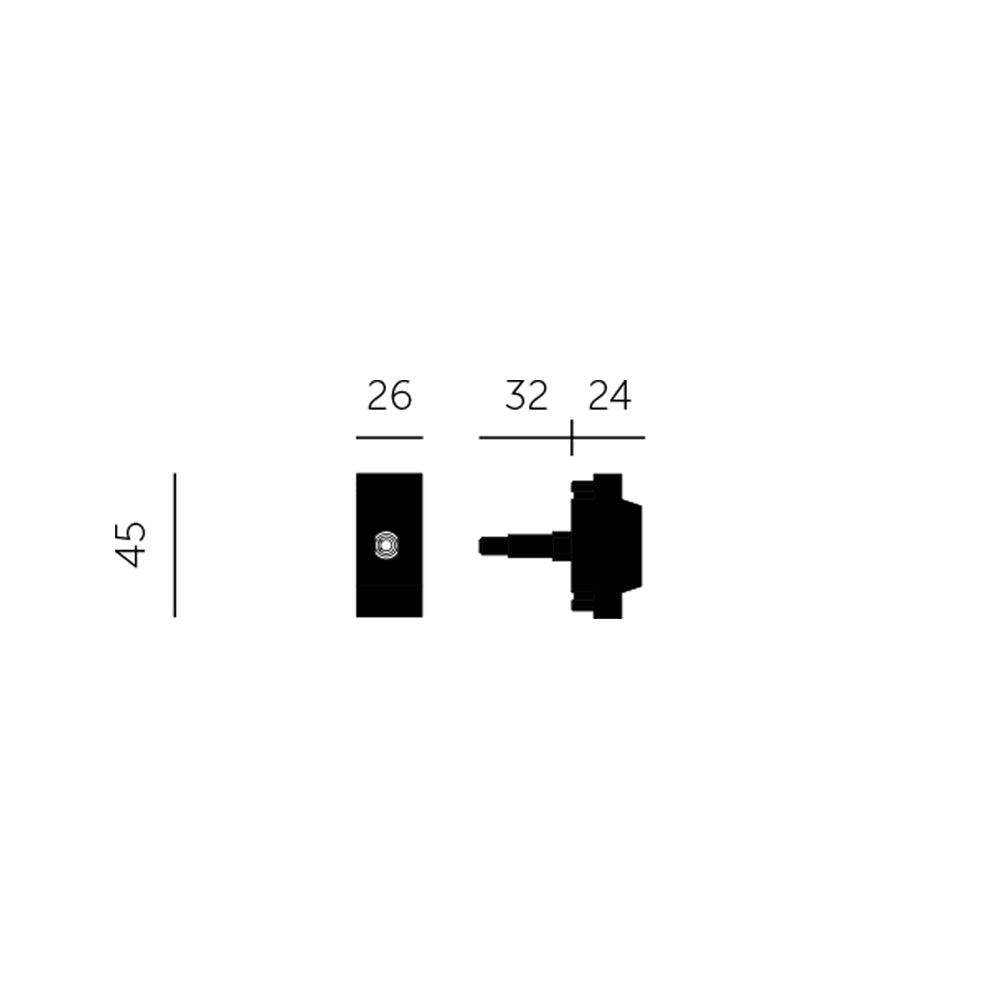 MODUL K45 – DREHDIMMER 120W LED 2-WEG - DAS_OBJEKT (7681348403413)