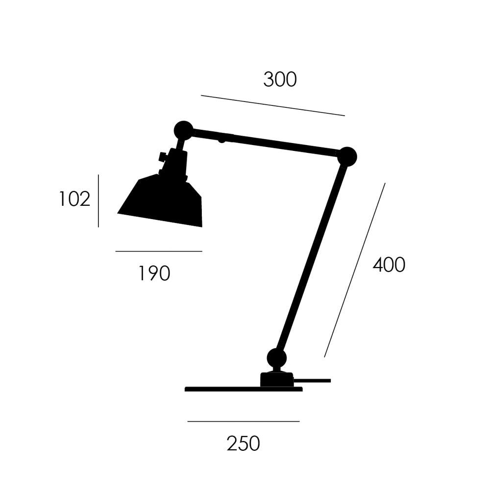 MODULAR TISCHLAMPE TYP 551 / SCHWARZ - DAS_OBJEKT (7390030430382)