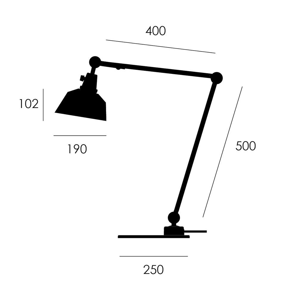 MODULAR TISCHLAMPE TYP 551 / WEISS - DAS_OBJEKT (7390207639726)