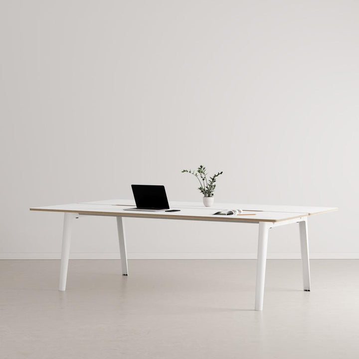 NEW MODERN BENCH FOR 4 / 2400 – 4ER-ARBEITSTISCH - DAS_OBJEKT (7309433798830)