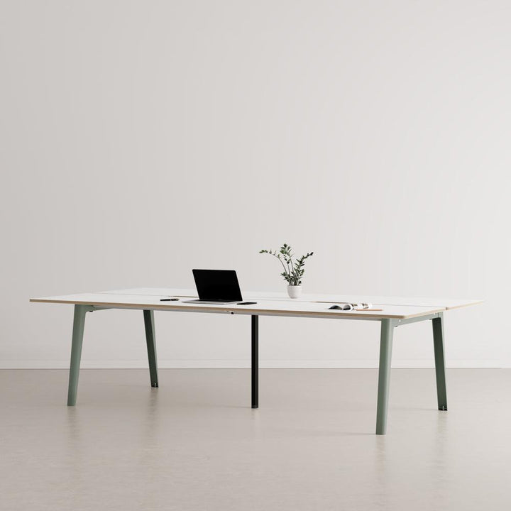 NEW MODERN BENCH FOR 4 / 2800 – 4ER-ARBEITSTISCH - DAS_OBJEKT (7309440483502)