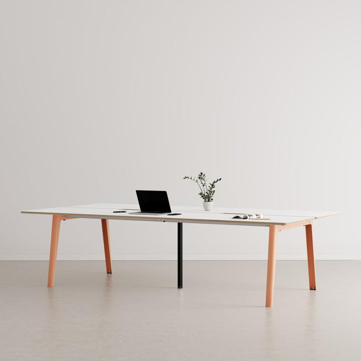 NEW MODERN BENCH FOR 4 / 2800 – 4ER-ARBEITSTISCH - DAS_OBJEKT (7309440483502)