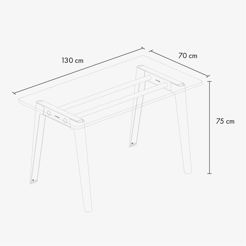 NEW MODERN DESK 1300 – BÜROTISCH EINZEL - DAS_OBJEKT (7136938229934)