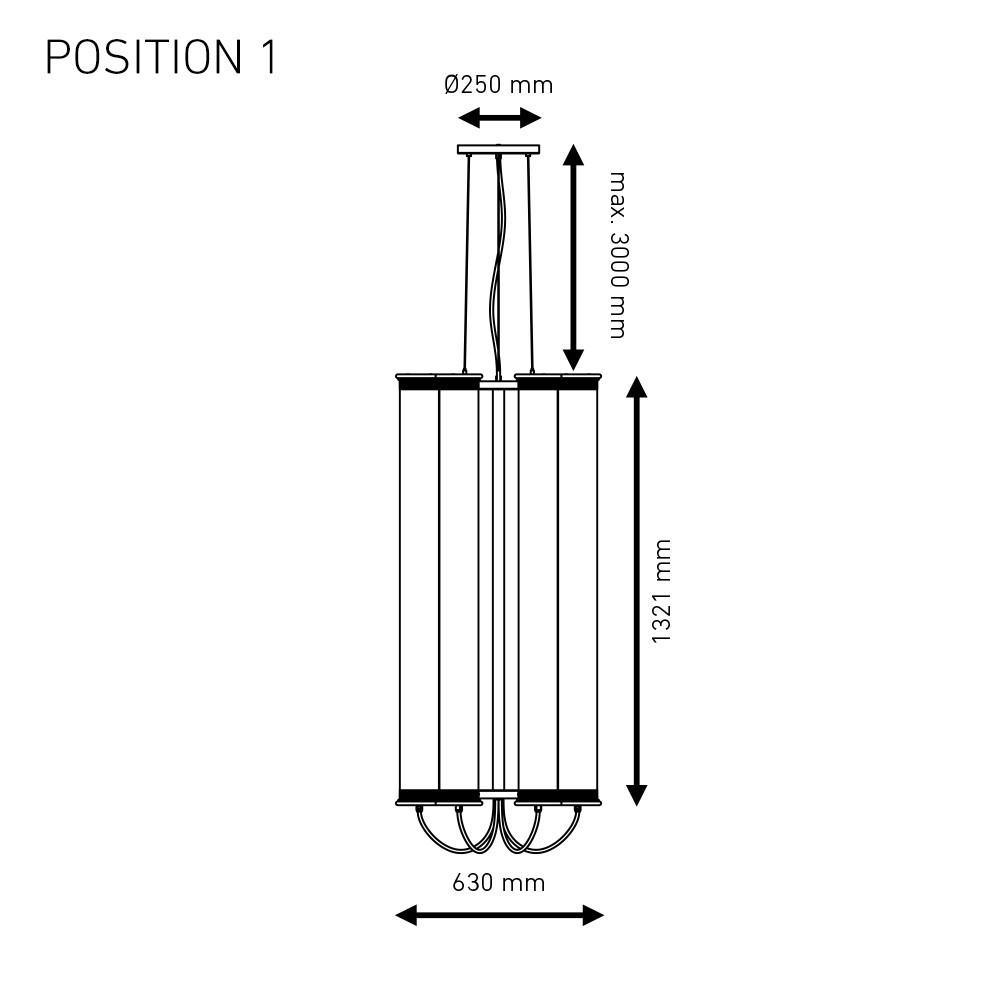 SOLAR 6 / 1300 – IN THE TUBE – KRONLEUCHTER / LÜSTER - DAS_OBJEKT (9328729993)
