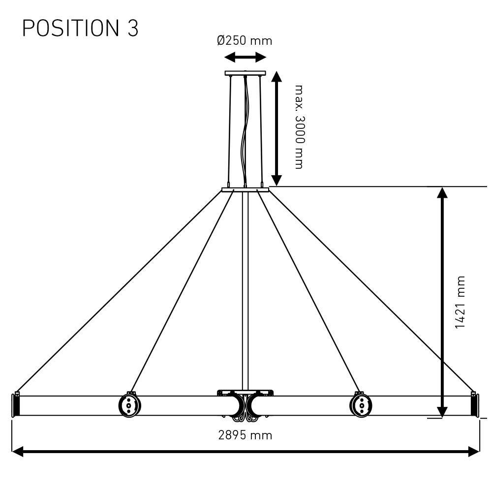 SOLAR 6 / 1300 – IN THE TUBE – KRONLEUCHTER / LÜSTER - DAS_OBJEKT (9328729993)