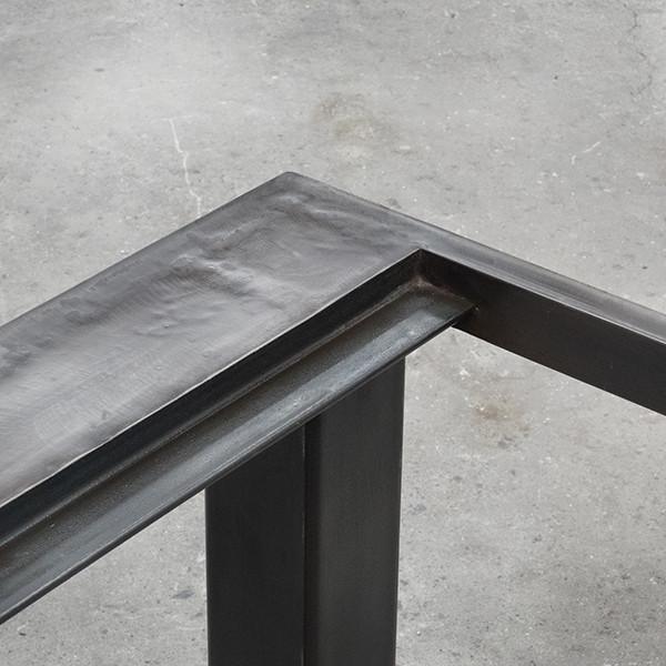 TISCH STAHL 37 MIT INTEGRIERTER VINTAGE-HOLZTÜRE - DAS_OBJEKT (9333076297)