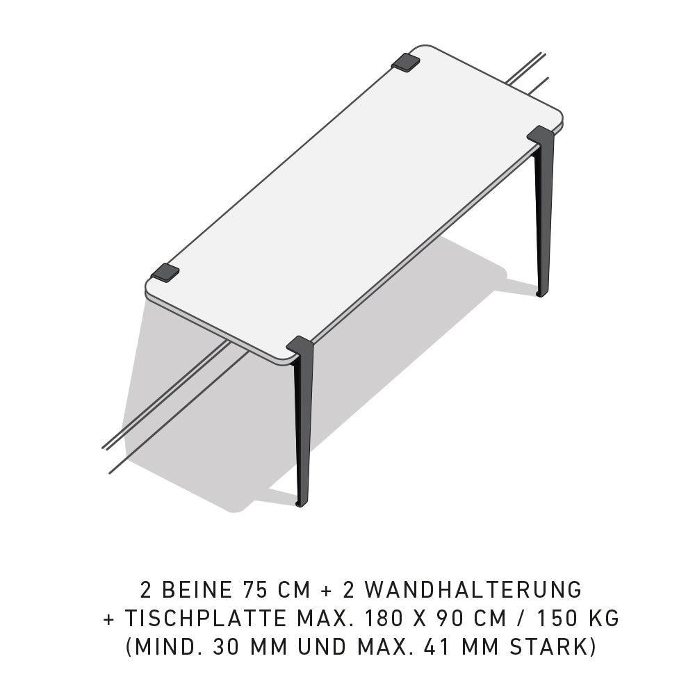 TISCHBEIN TIPTOE 75 - DAS_OBJEKT (4584034009169)