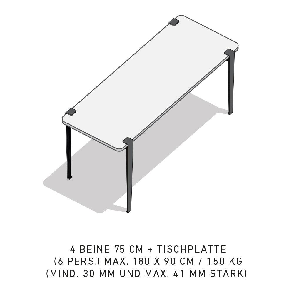 TISCHBEIN TIPTOE 75 - DAS_OBJEKT (4584034009169)