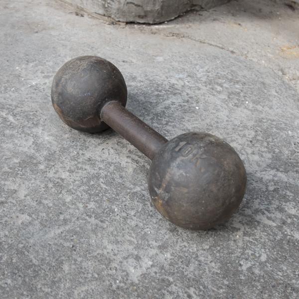 VINTAGE 10KG EISEN-HANTEL - DAS_OBJEKT (9539268553)