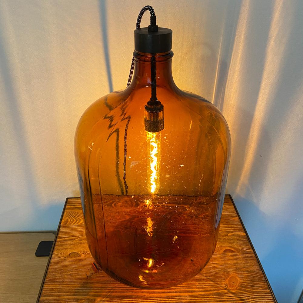 VINTAGE APOTHEKERFLASCHE LAMPE GROSS - DAS_OBJEKT (7473621958869)