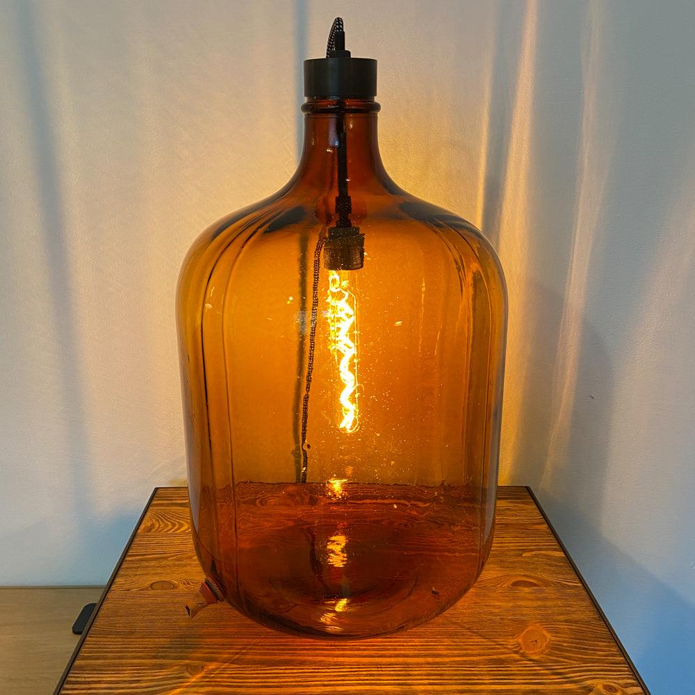 VINTAGE APOTHEKERFLASCHE LAMPE GROSS - DAS_OBJEKT (7473621958869)