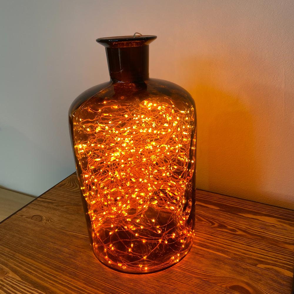 VINTAGE APOTHEKERFLASCHE MIT LICHTERKETTE - DAS_OBJEKT (7473381933269)