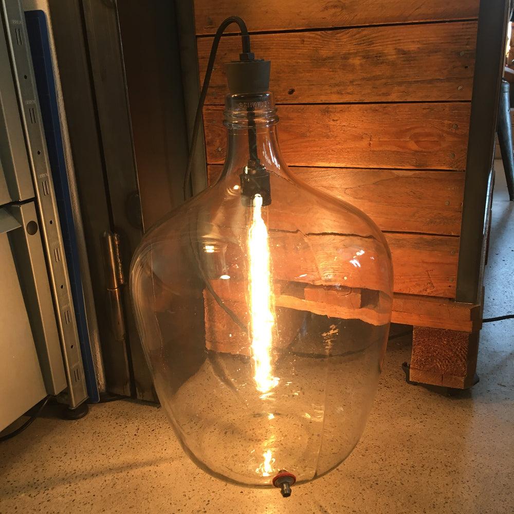 VINTAGE BALLONFLASCHE LAMPE - DAS_OBJEKT (6059387453614)