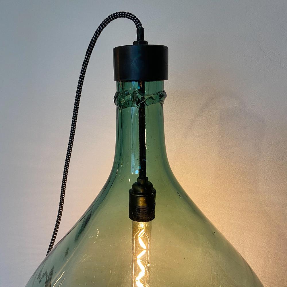 VINTAGE BALLONFLASCHE LAMPE GROSS - DAS_OBJEKT (7473375084757)