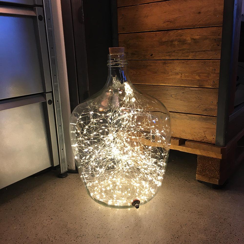 VINTAGE BALLONFLASCHE MIT LICHTERKETTE 600 - DAS_OBJEKT (6049258504366)