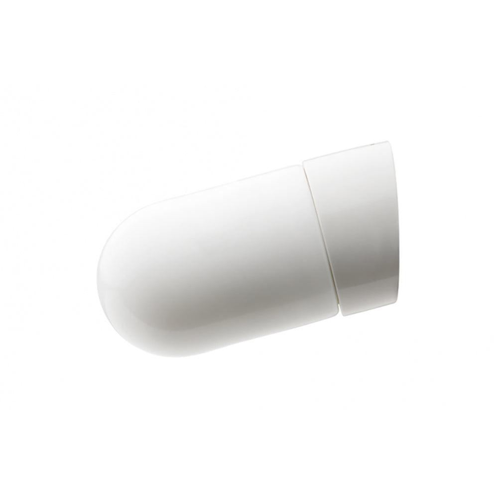 WANDLEUCHTE 016 PORZELLAN WEISS MIT GLAS IP54 - DAS_OBJEKT (7709240295637)