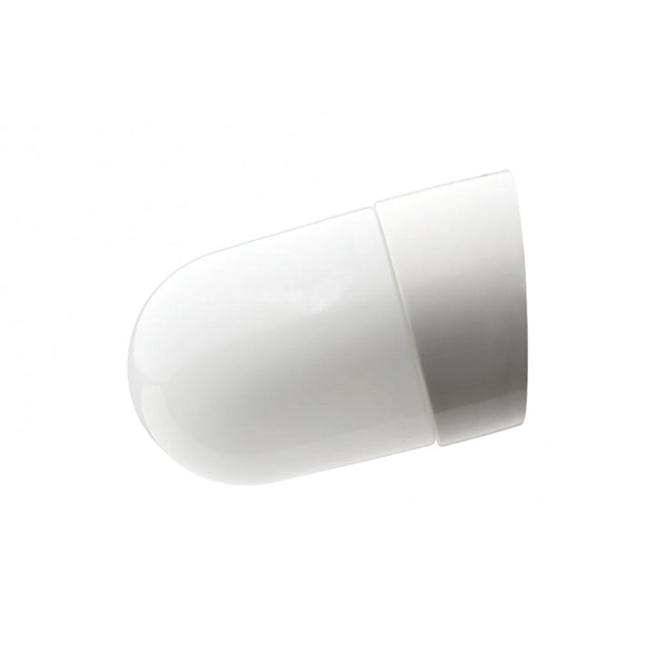 WANDLEUCHTE 016 PORZELLAN WEISS MIT GLAS IP54 - DAS_OBJEKT (7709240295637)