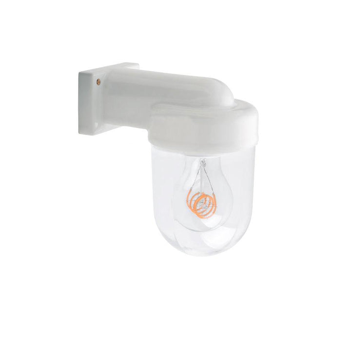 WANDLEUCHTE PORZELLAN 004 MIT GLAS IP54 - DAS_OBJEKT (4705052131409)